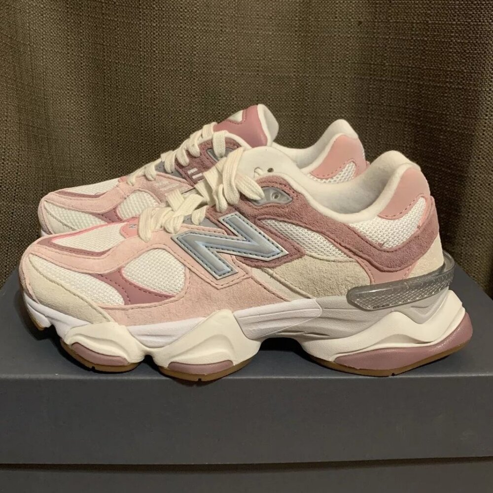 New Balance Pink and White Athletic Shoes